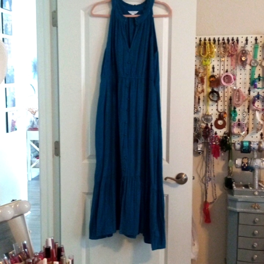 Teal dress